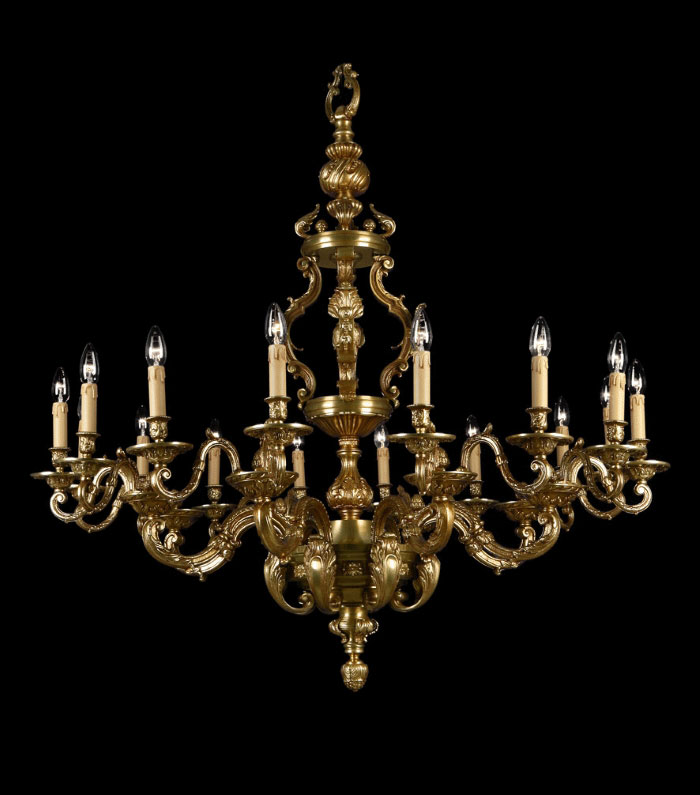 DECORATIVE CASTED CHANDELIER