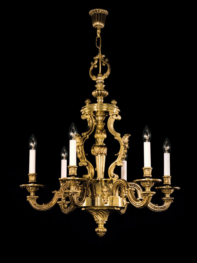 DECORATIVE CASTED CHANDELIER