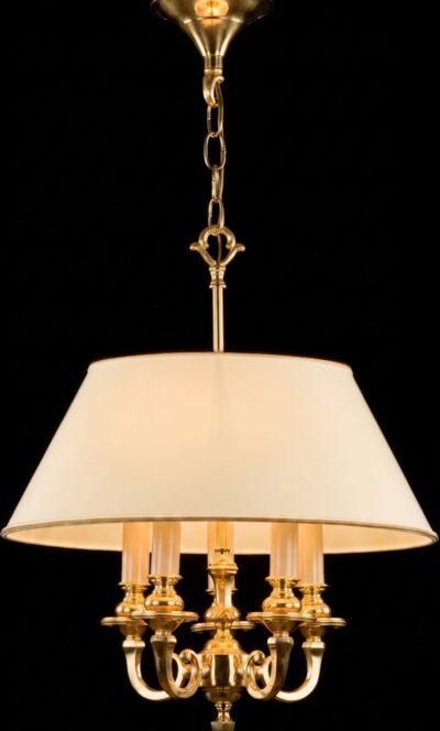 BUILLOT BEIGE SHADE CHANDELIER